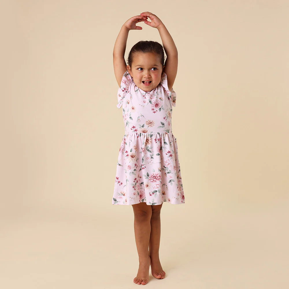 Birds & Blooms Short Sleeve Organic Dress - Image 15