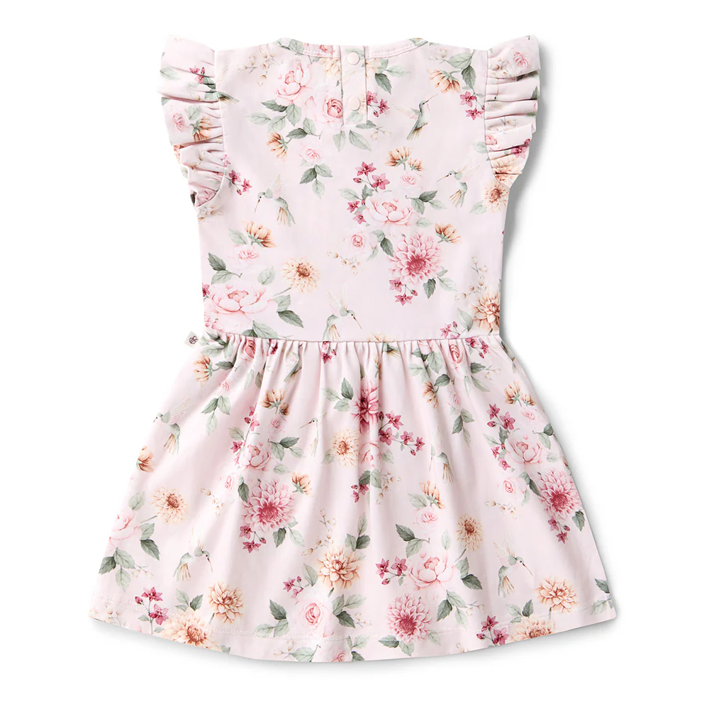 Birds & Blooms Short Sleeve Organic Dress - Image 18