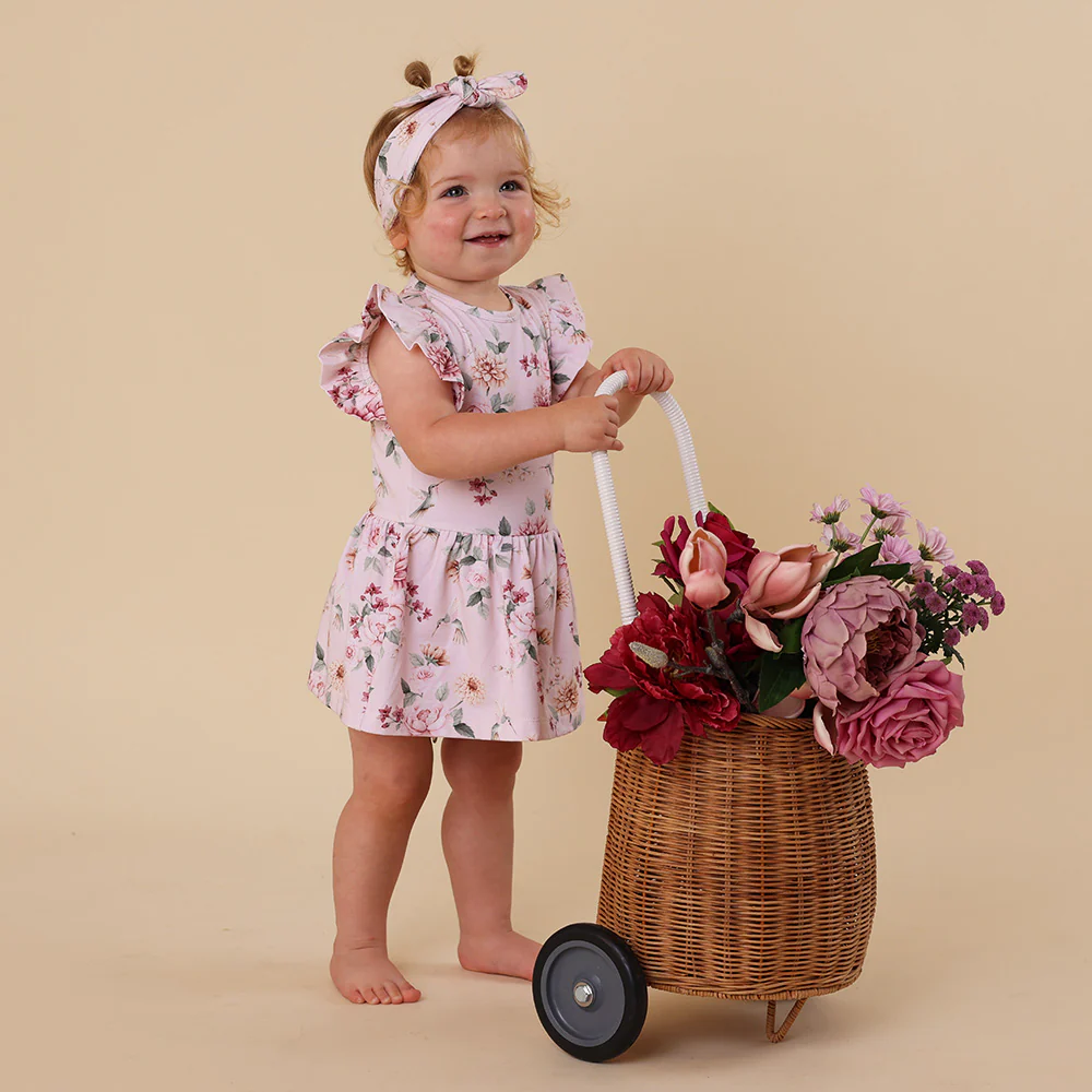 Birds & Blooms Short Sleeve Organic Dress - Image 9