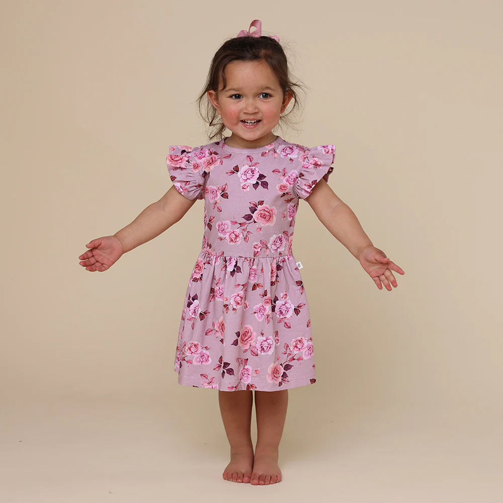 Blossom Short Sleeve Organic Dress - Image 5