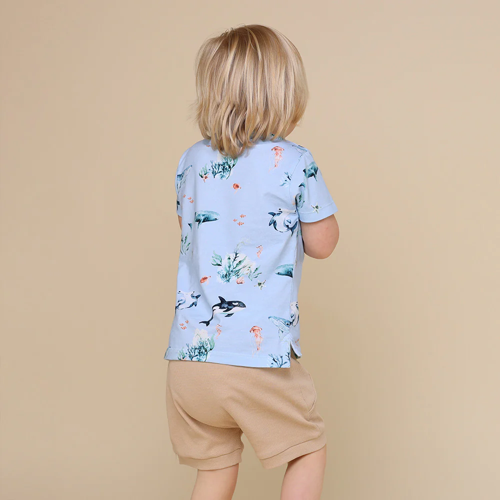 Blue Ocean Organic T-Shirt - Image 12