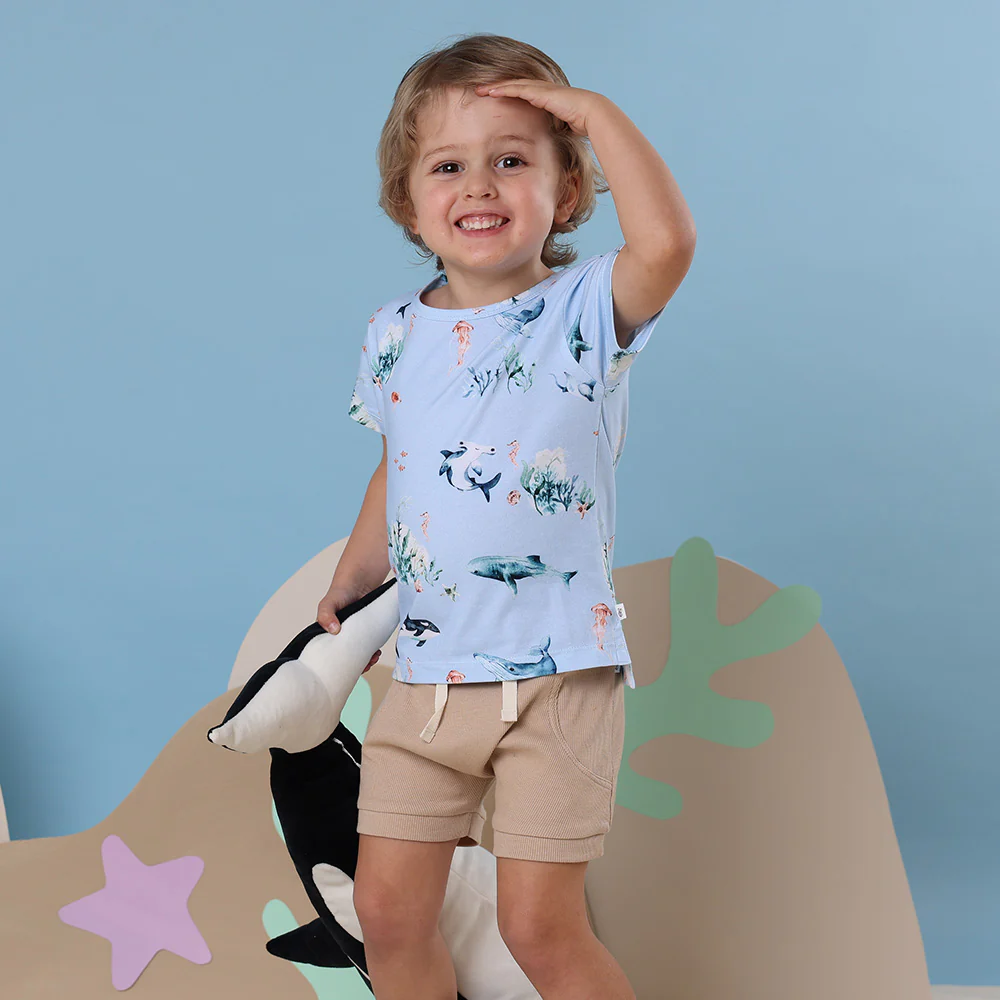 Blue Ocean Organic T-Shirt - Image 6