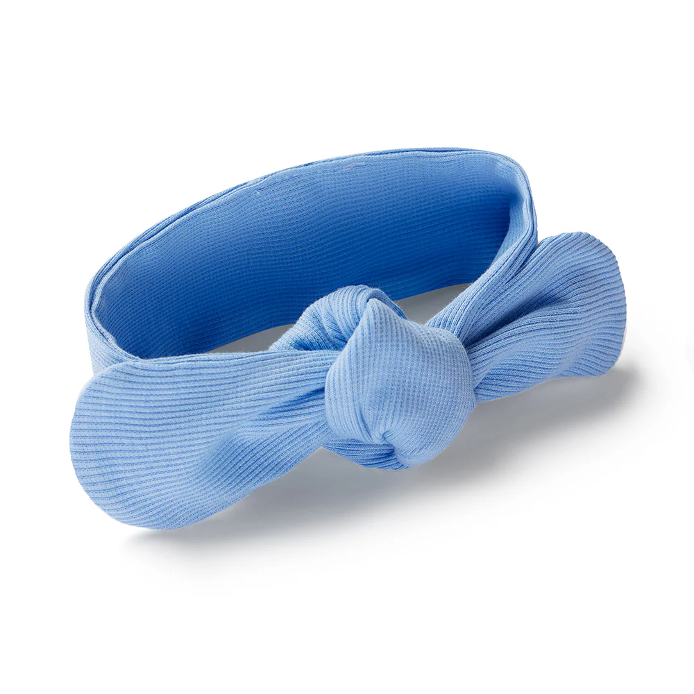 Bluebell Ribbed Organic Topknot - Image 2