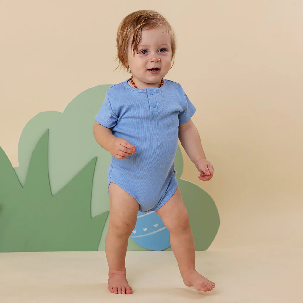 Bluebell Short Sleeve Organic Bodysuit - Image 11