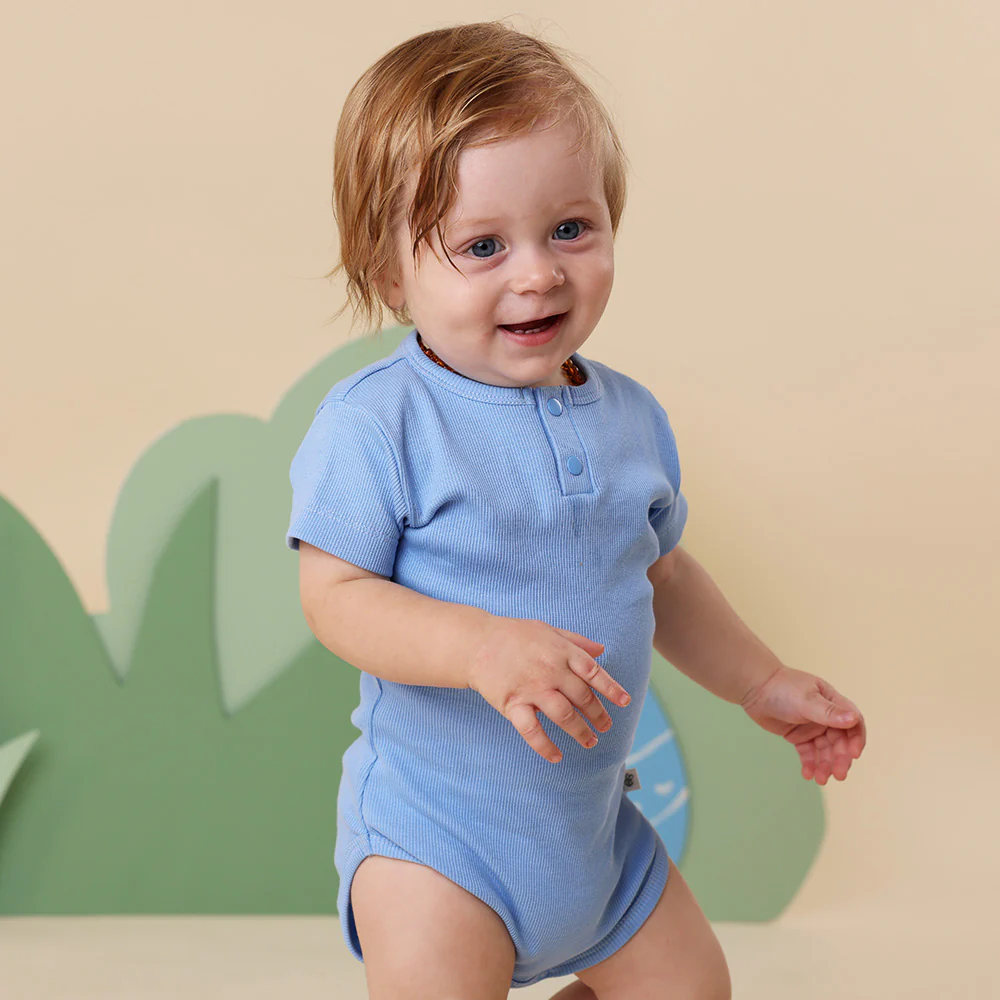Bluebell Short Sleeve Organic Bodysuit - Image 5