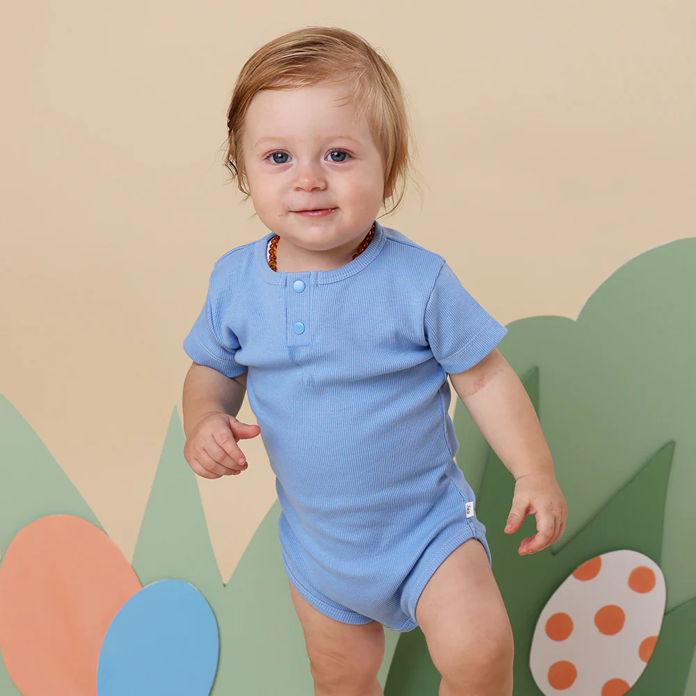 Bluebell Short Sleeve Organic Bodysuit - Image 6