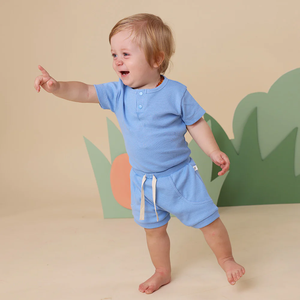 Bluebell Short Sleeve Organic Bodysuit - Image 8