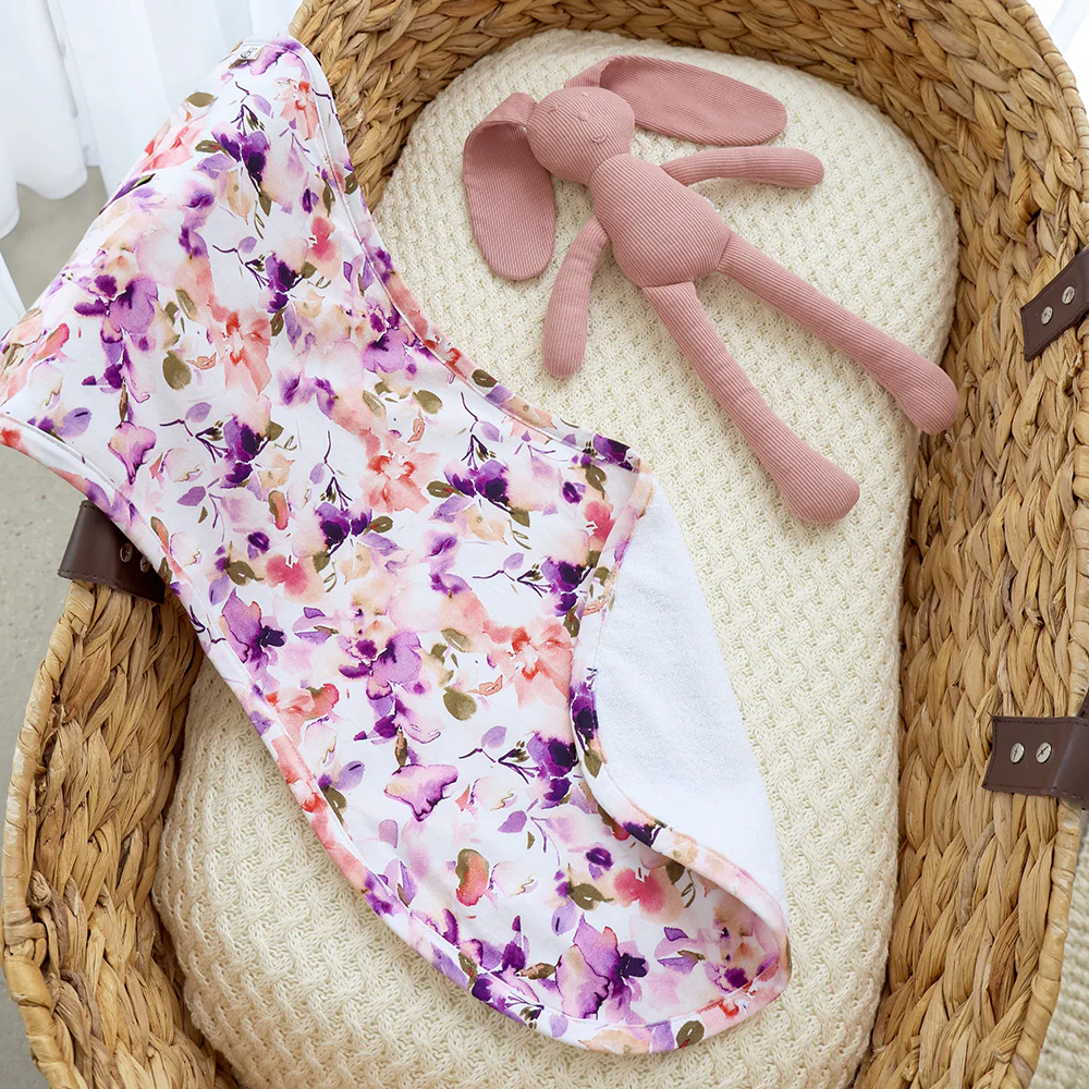 Blushing Beauty Organic Cotton Burp Cloth - Image 3