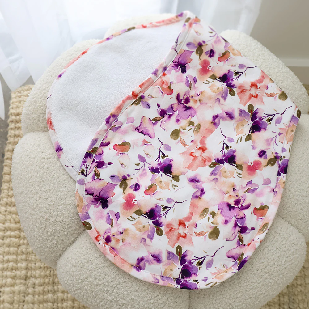 Blushing Beauty Organic Cotton Burp Cloth - Image 4