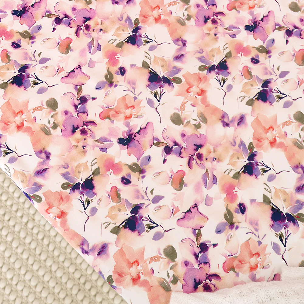 Blushing Beauty Organic Fitted Cot Sheet - Image 3