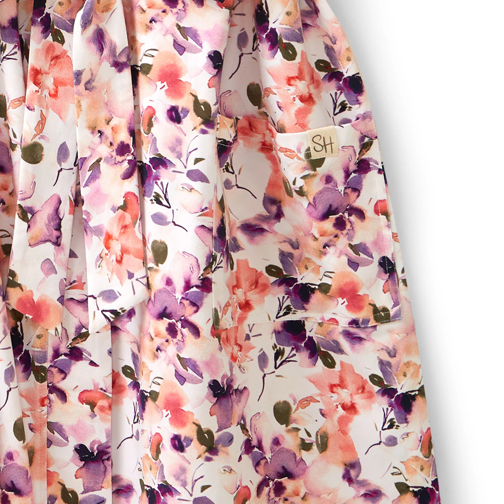 Blushing Beauty Organic Maternity Robe - Image 6