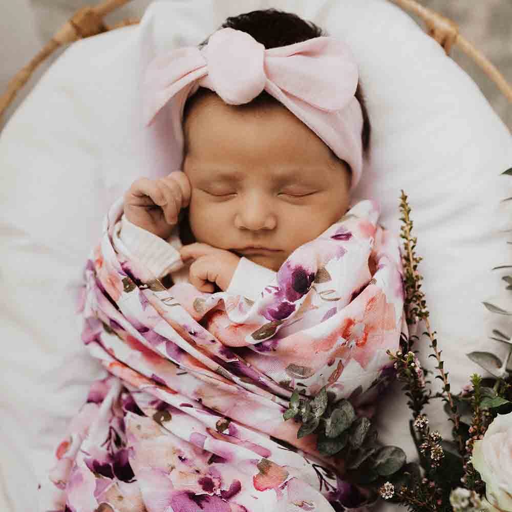 Blushing Beauty Organic Muslin Wrap - Image 5
