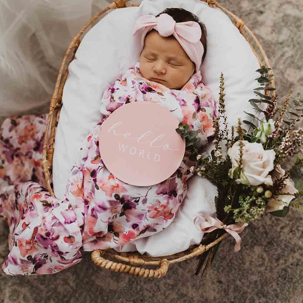 Blushing Beauty Organic Muslin Wrap - Image 6