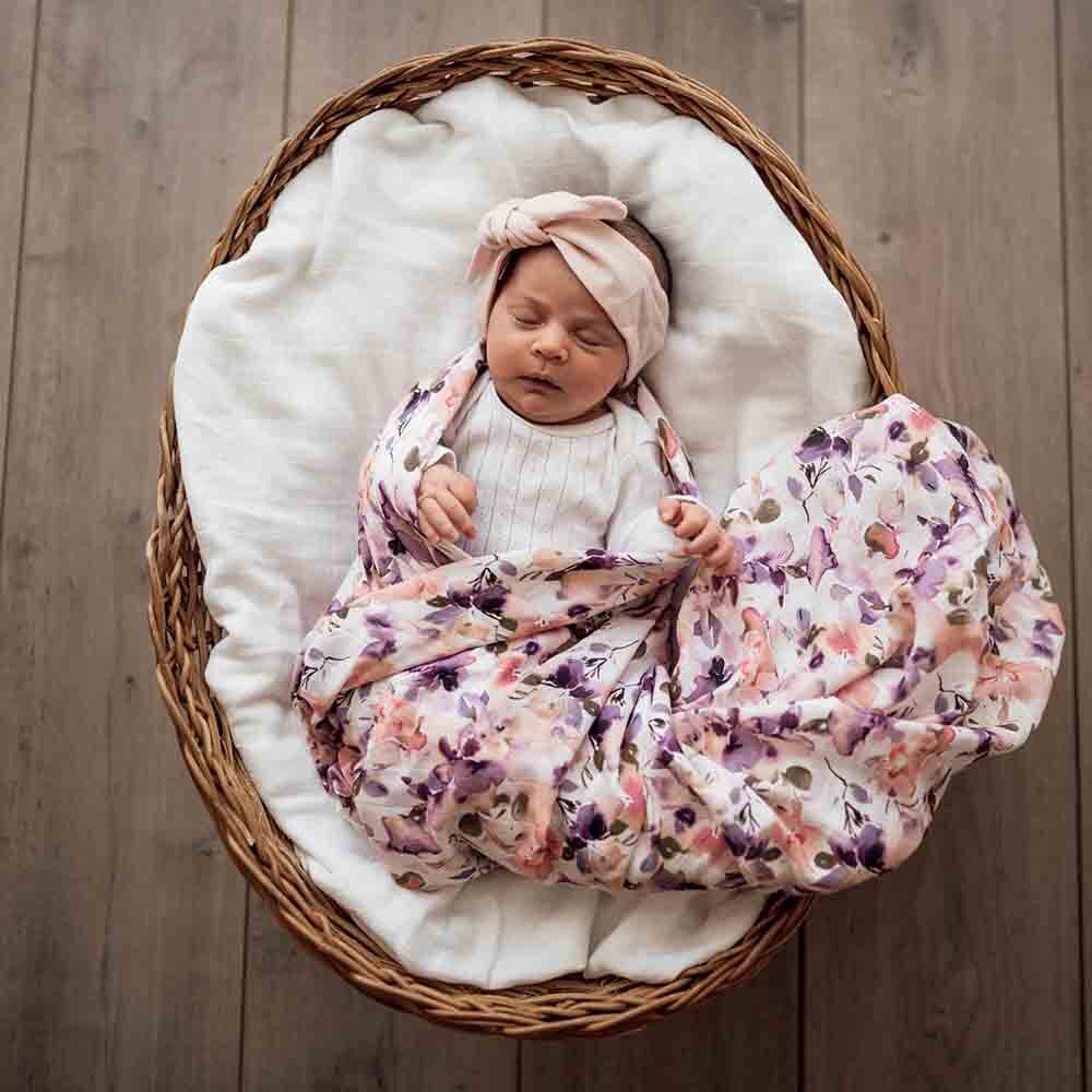 Blushing Beauty Organic Muslin Wrap - Image 7