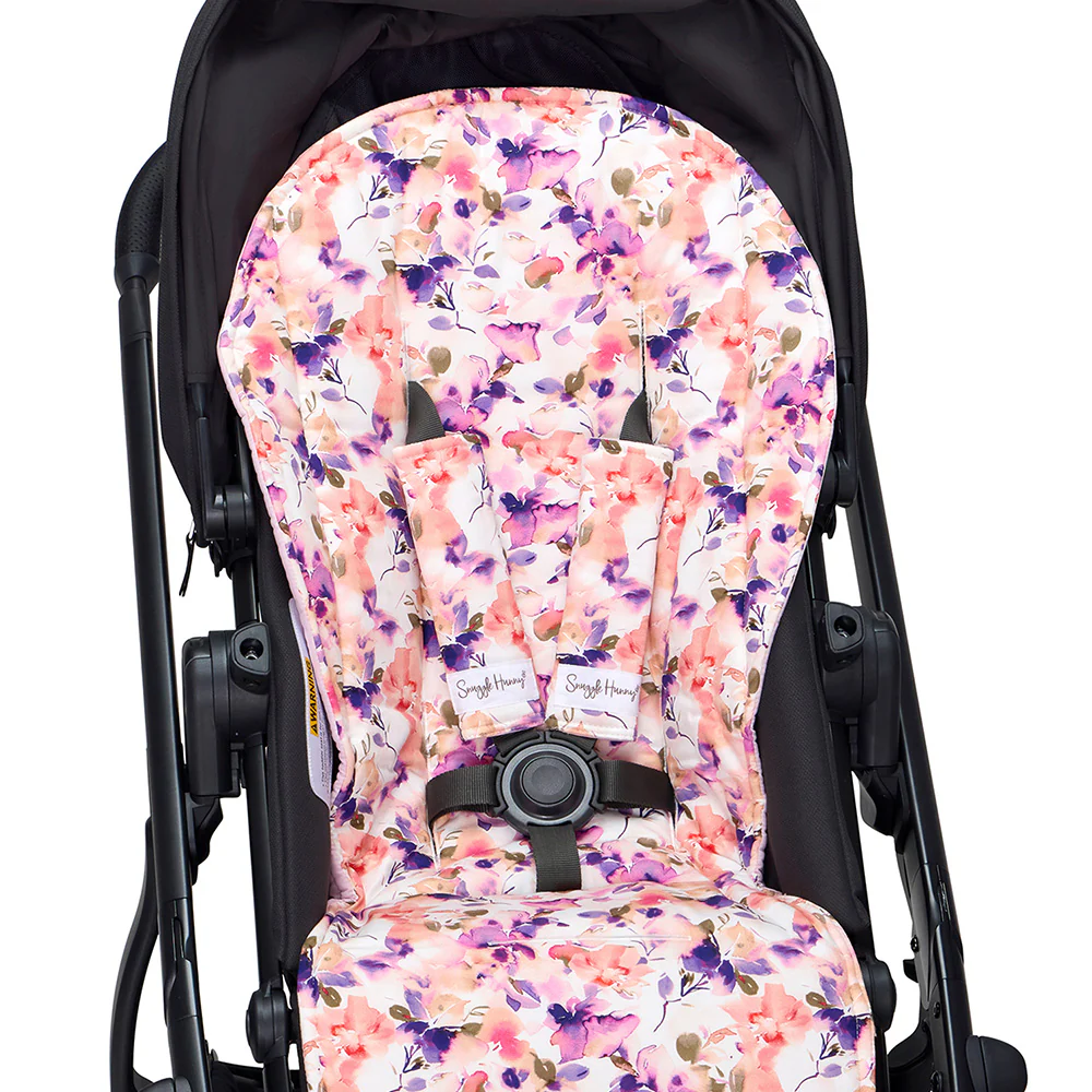 Bundle - Blushing Beauty Pram Liner & Strap Cover Set - Image 5