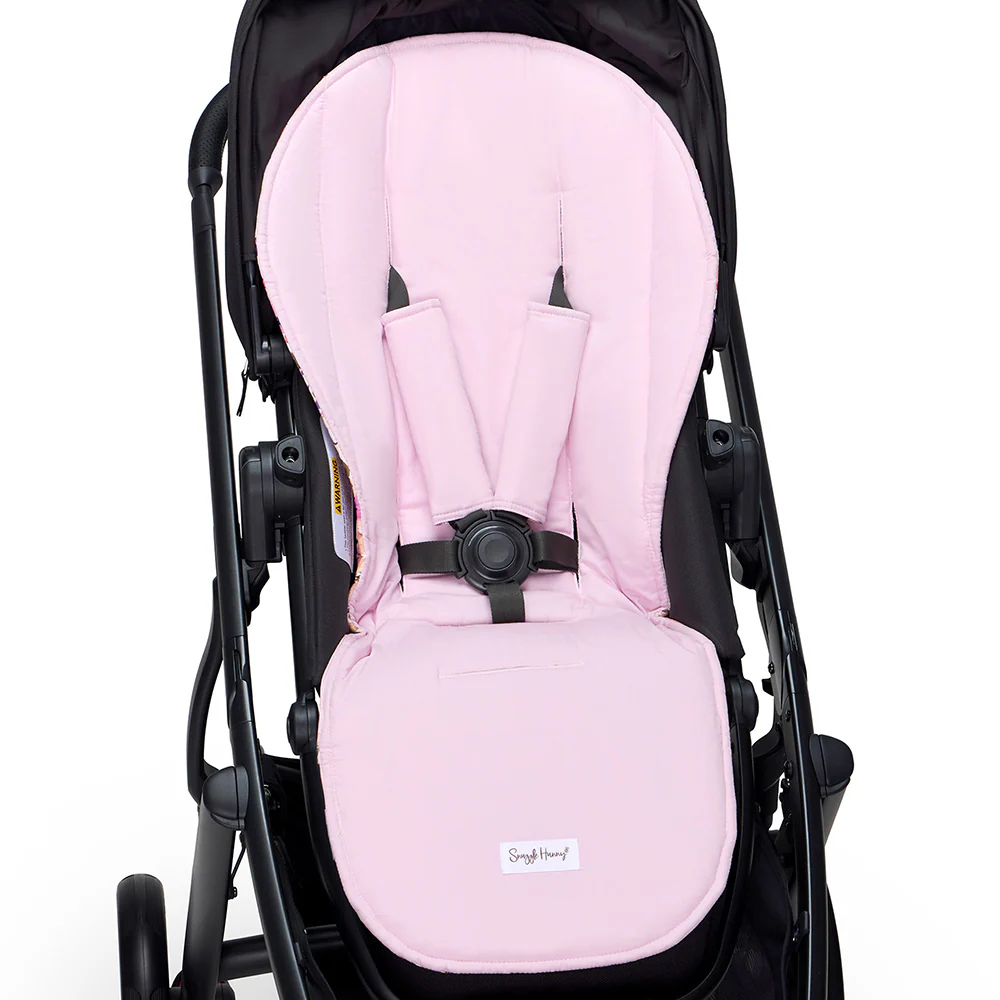 Bundle - Blushing Beauty Pram Liner & Strap Cover Set - Image 7