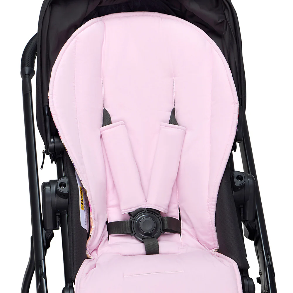 Bundle - Blushing Beauty Pram Liner & Strap Cover Set - Image 9