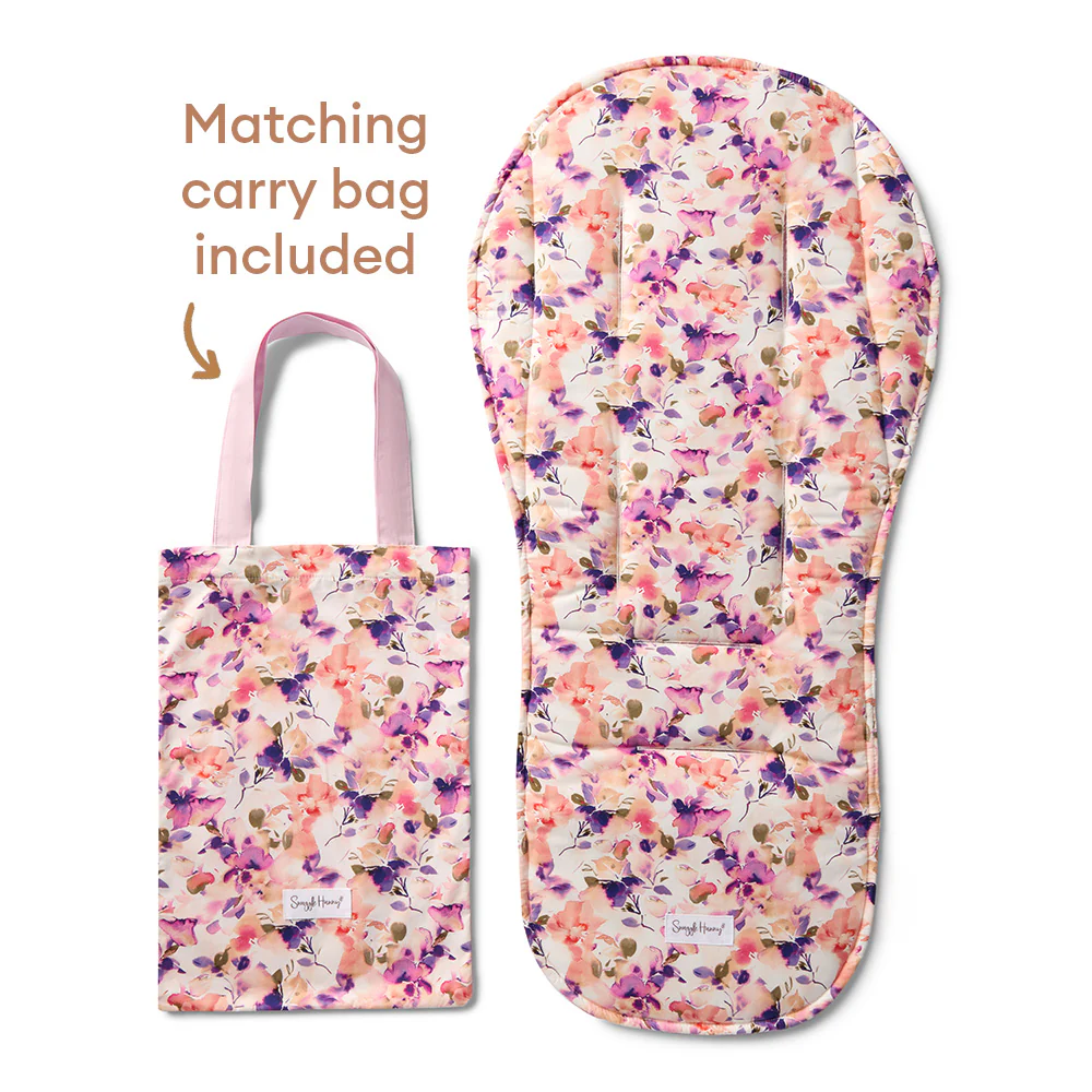 Blushing Beauty Universal Organic Pram Liner - Image 2
