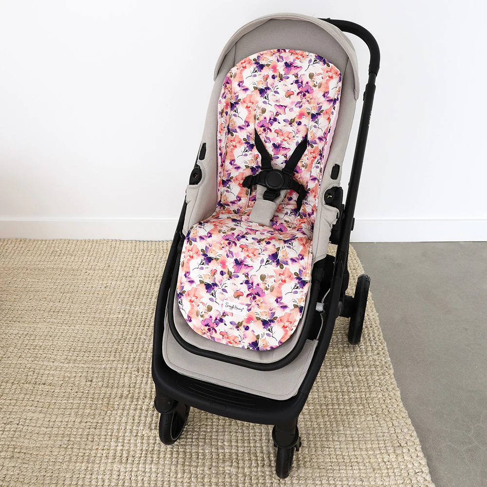 Blushing Beauty Universal Organic Pram Liner - Image 3