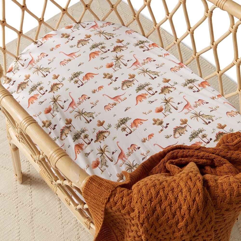 Bronze Diamond Knit Organic Baby Blanket - Image 6