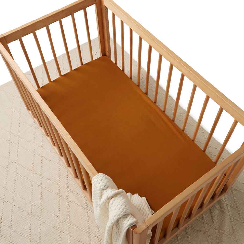 Bronze Organic Fitted Cot Sheet - Image 2