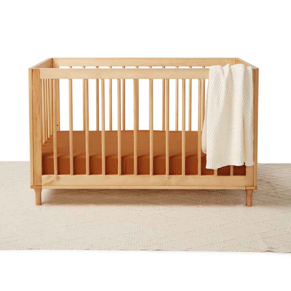 Bronze Organic Fitted Cot Sheet - Image 4