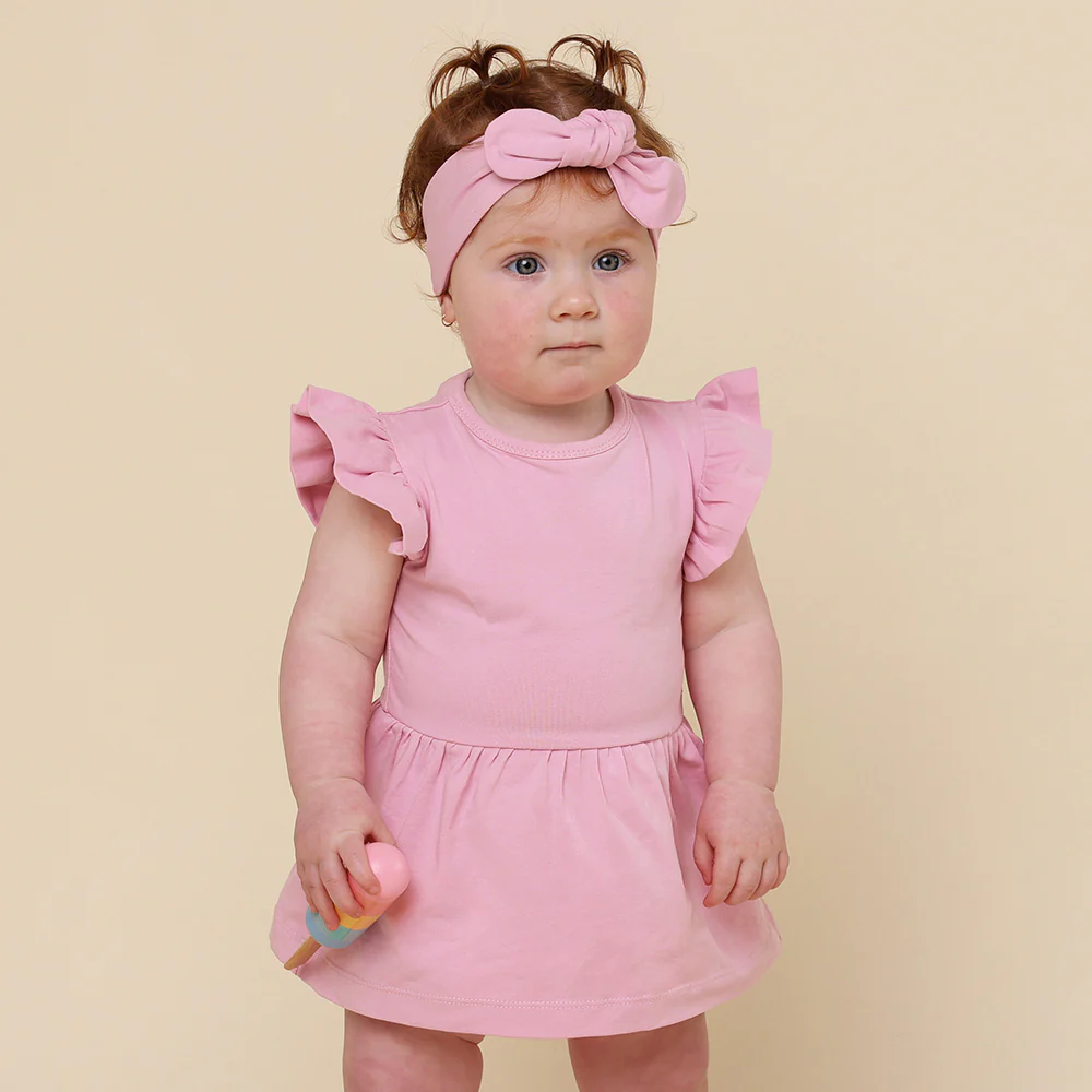 Bubblegum Short Sleeve Organic Dress - Image 3