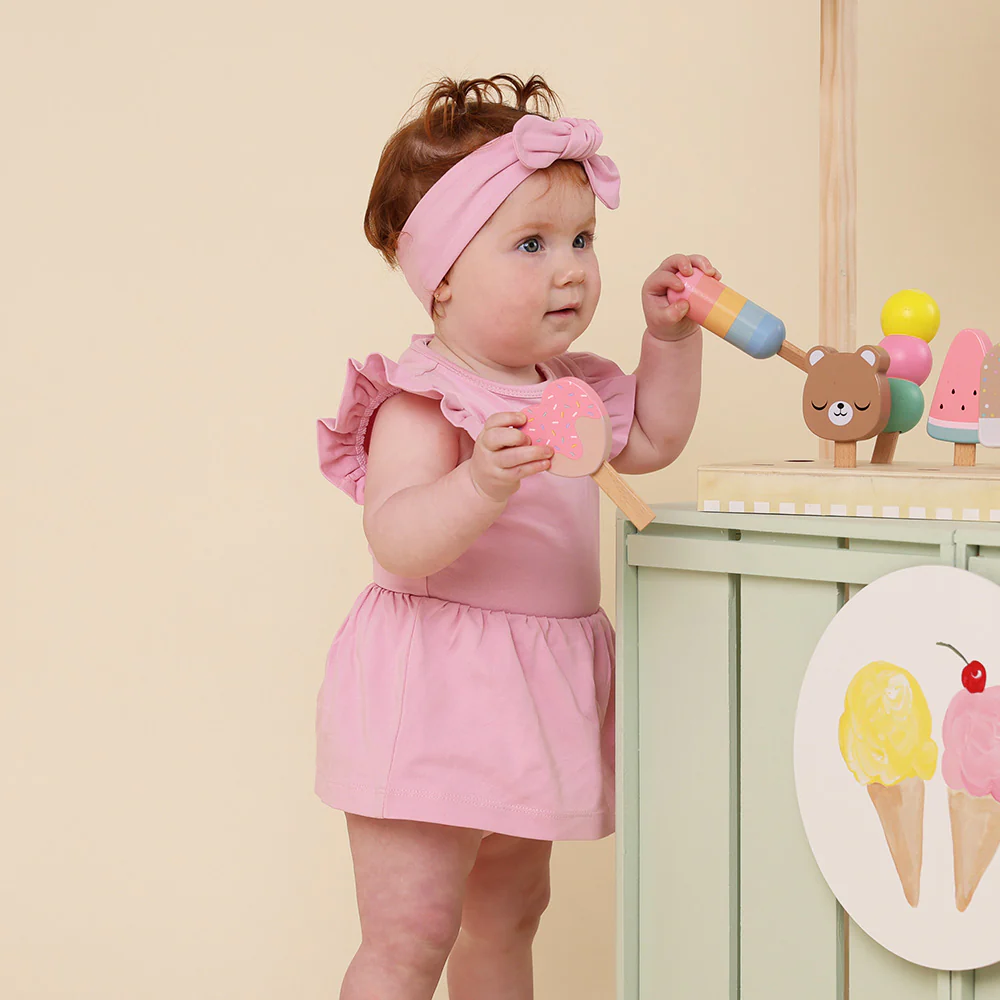Bubblegum Short Sleeve Organic Dress - Image 6