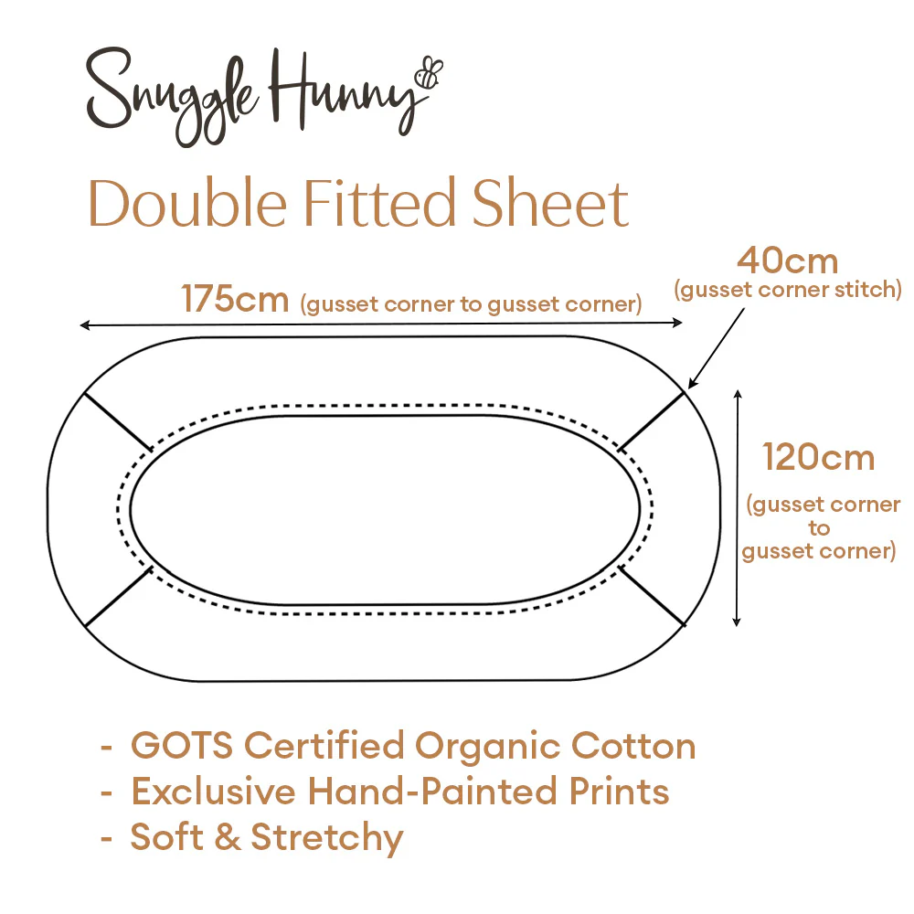 Cherry Blossom Organic Cotton Fitted Sheet - Image 8