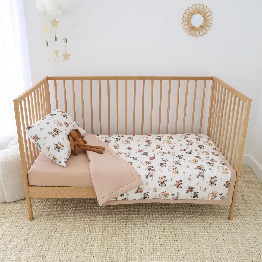 Diggers & Tractors Organic Cotton Cot Comforter - Image 11