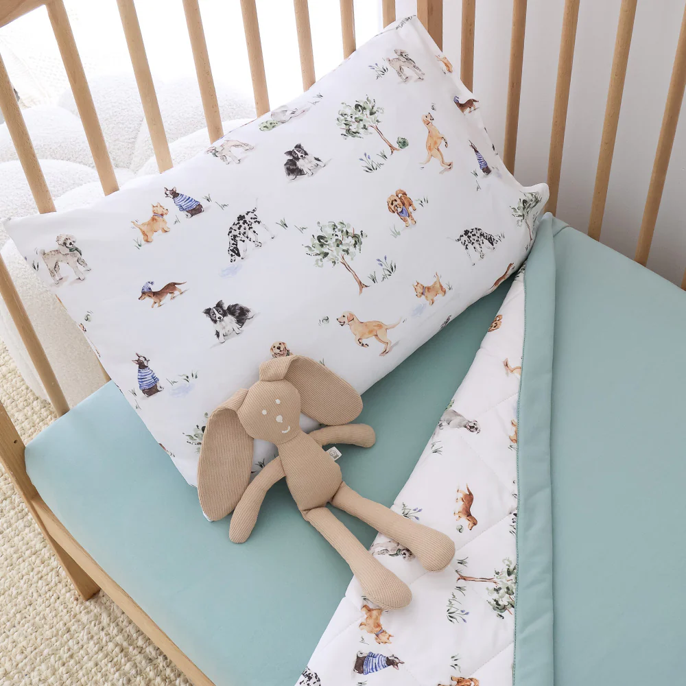 Dog Park Organic Cotton Cot Comforter - Image 10
