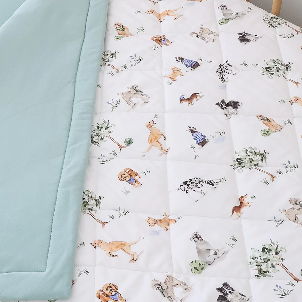 Dog Park Organic Cotton Cot Comforter - Image 4