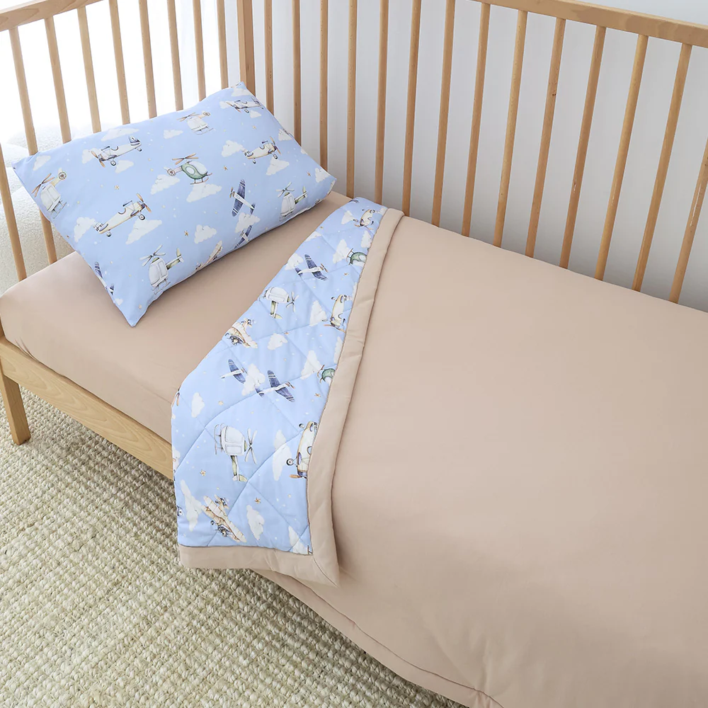 Bundle - Taking Flight Cot Comforter & Toddler Pillowcase - Image 4