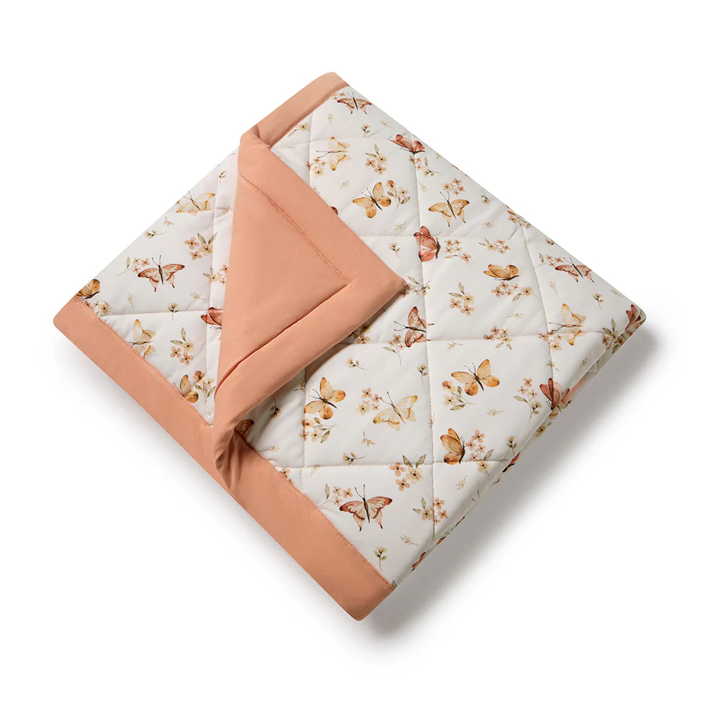 Butterfly Organic Cotton Cot Comforter - Image 2