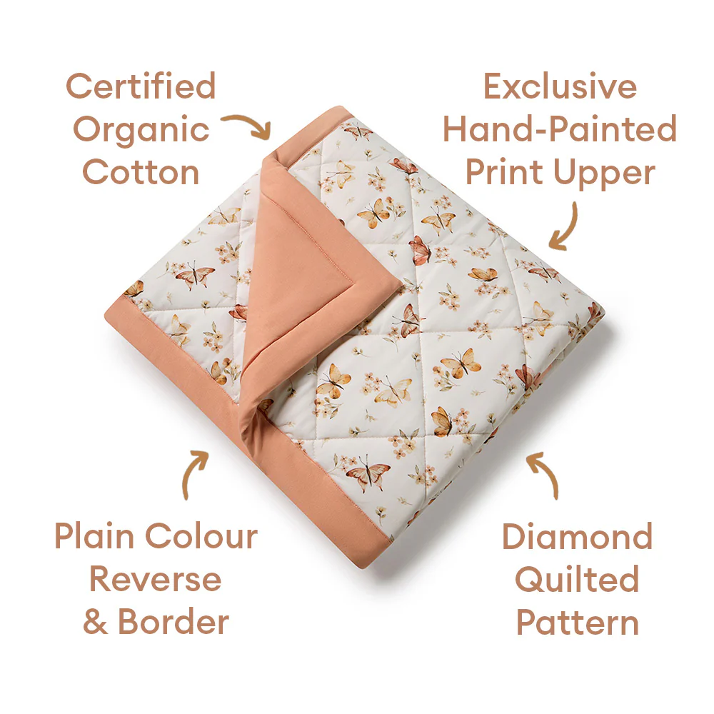 Butterfly Organic Cotton Cot Comforter - Image 5