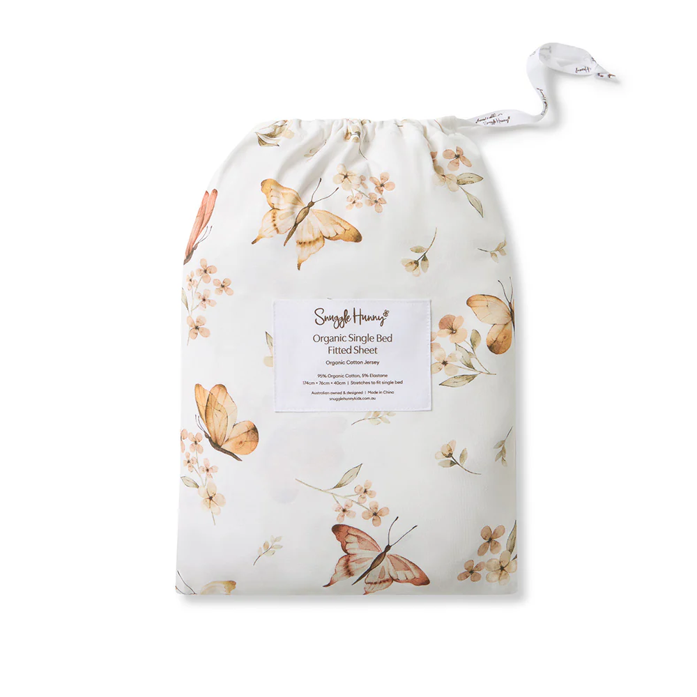 Butterfly Organic Cotton Fitted Sheet - Image 10