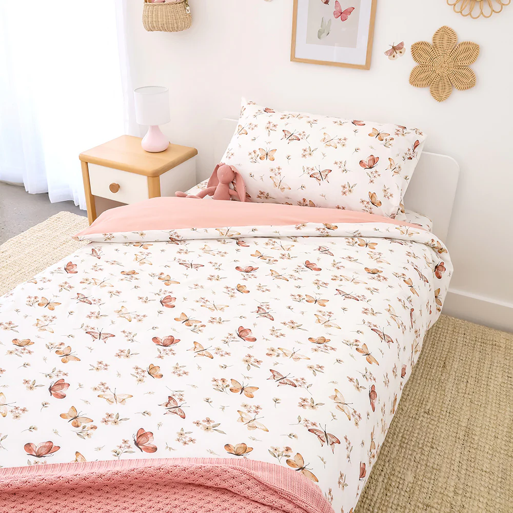 Butterfly Organic Cotton Quilt Cover - Image 6