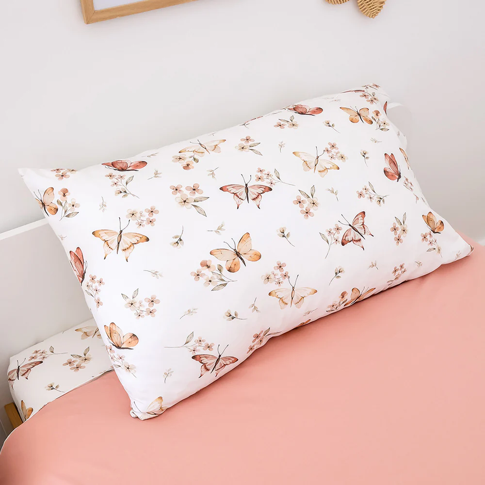 Butterfly Organic Cotton Single Pillowcase - Image 3