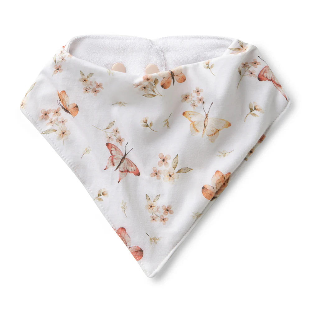 Butterfly Organic Dribble Bib - Image 2