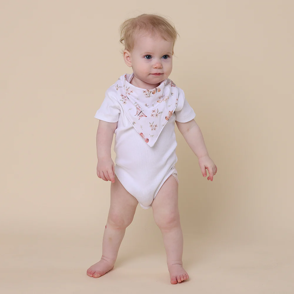 Butterfly Organic Dribble Bib - Image 5