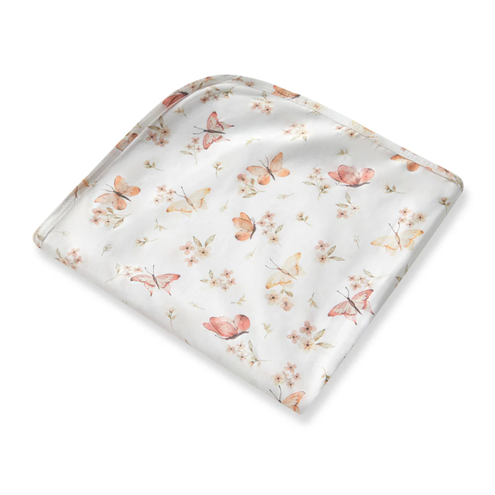 Butterfly Organic Jersey Wrap & Topknot Set - Image 5