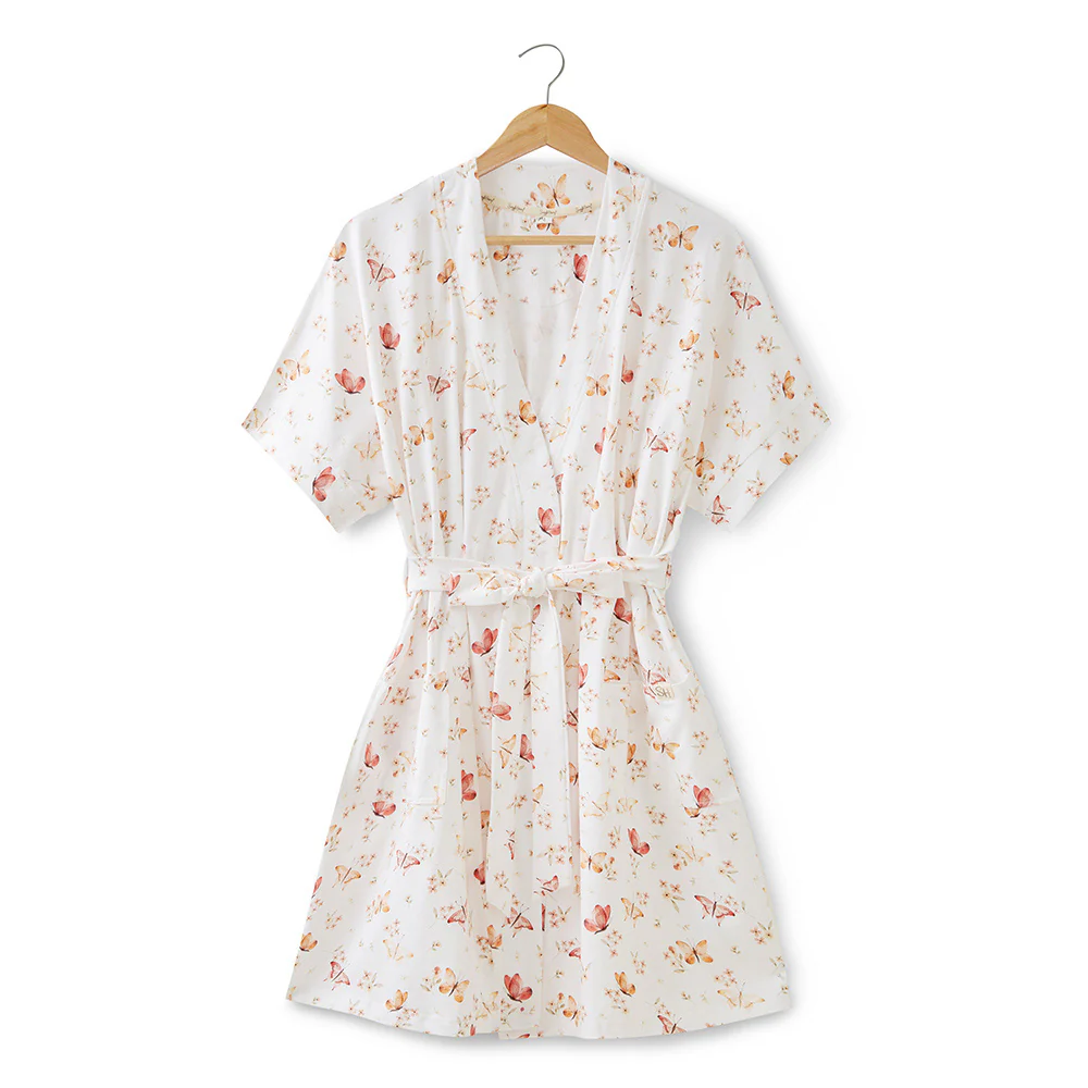 Butterfly Organic Maternity Robe - Image 2
