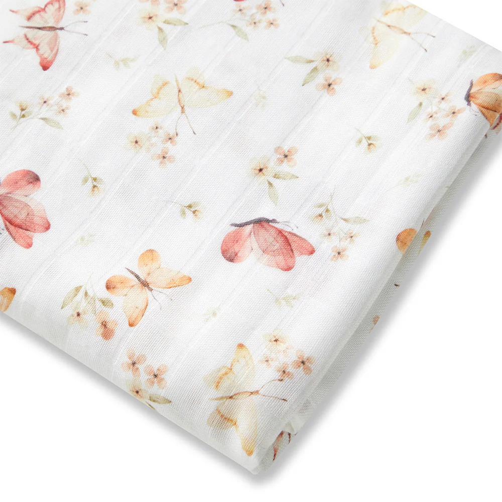 Butterfly Organic Muslin Wrap - Image 2