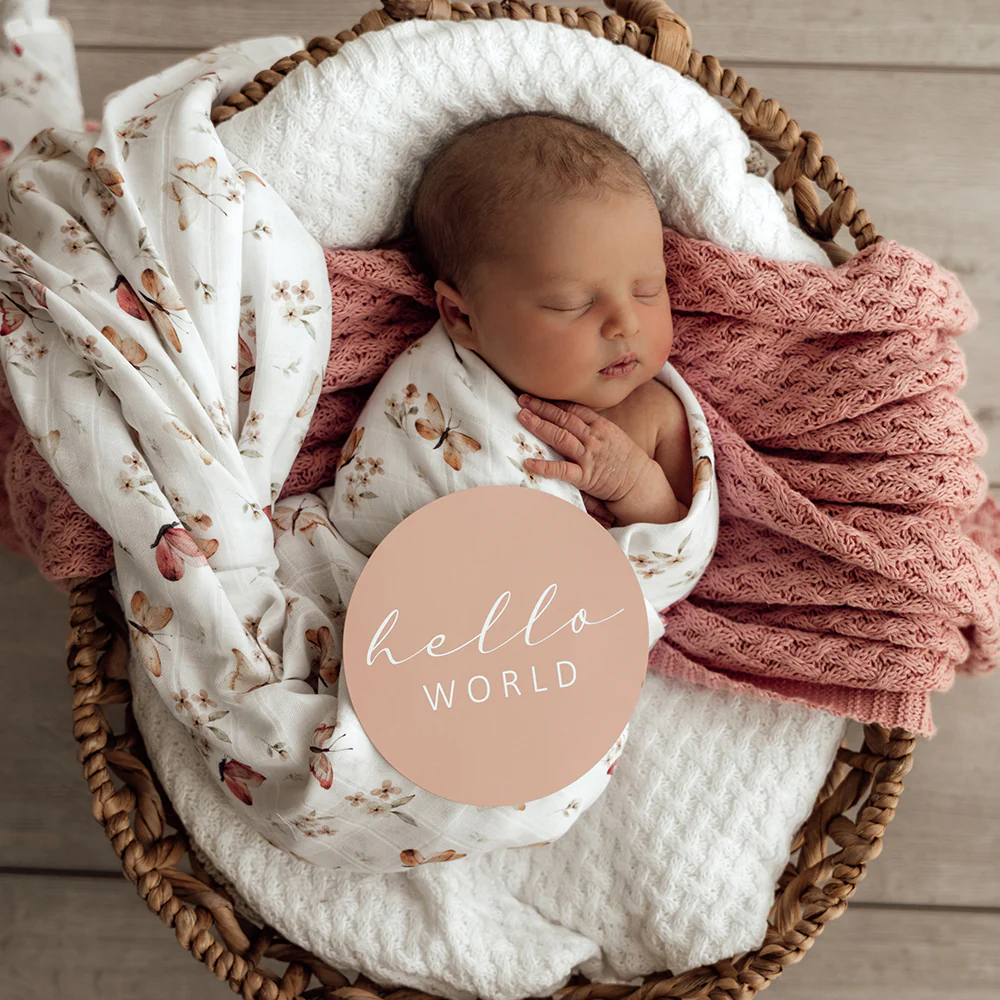 Butterfly Organic Muslin Wrap - Image 4