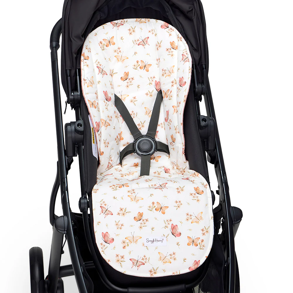 Butterfly Universal Organic Pram Liner - Image 3