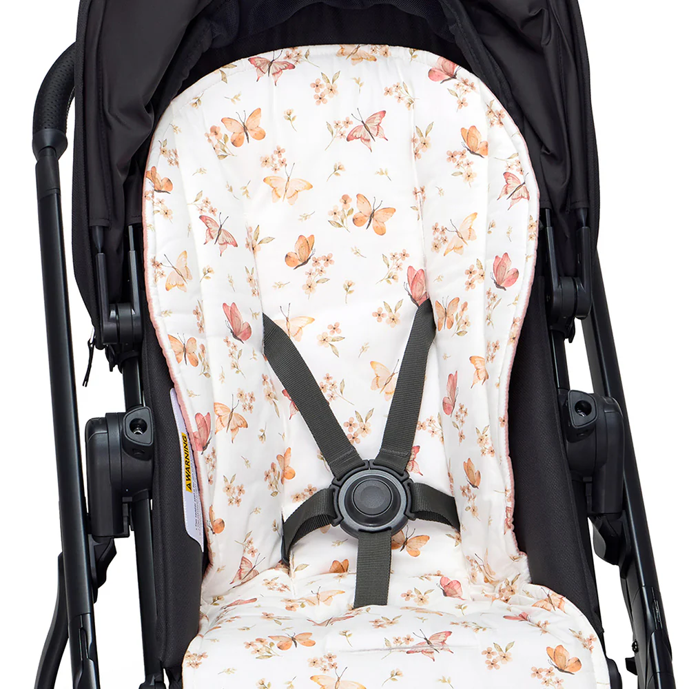 Butterfly Universal Organic Pram Liner - Image 4