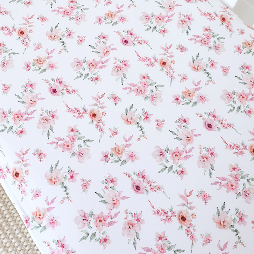 Camille Organic Fitted Cot Sheet - Image 2