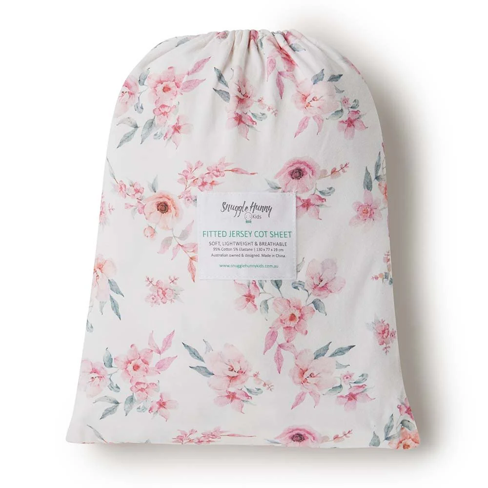 Camille Organic Fitted Cot Sheet - Image 4