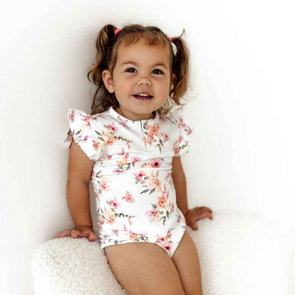 Camille Short Sleeve Organic Bodysuit - Image 3