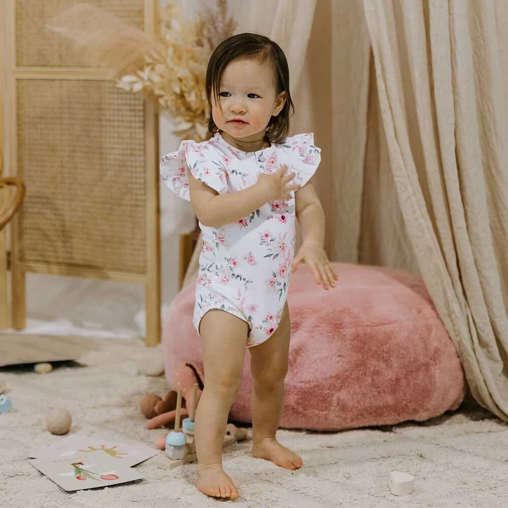 Camille Short Sleeve Organic Bodysuit - Image 9